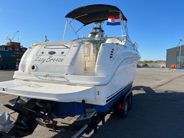 993525-38 Sea Ray 260 Sundancer - 2001 Mercruiser 5.7 incl Boat trailer