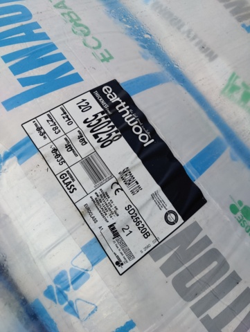 1022509-6 Isoleringsskivor Knauf Insulation Ecobatt 035 1210*460*120 mm