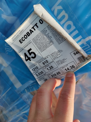 1022537-3 Insulation boards Knauf Insulation Ecobatt 035 1210*610*45 mm