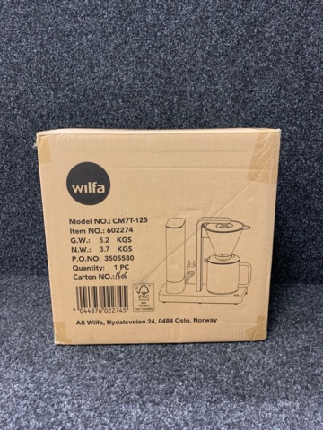 1022095-3 Kaffebryggare Wilfa CM7T-125