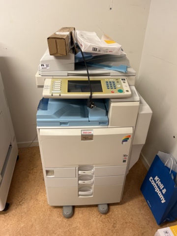 963284-1 Printer Rico Aficio MP C3330 and document shredder