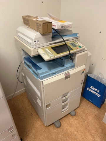 963284-2 Printer Rico Aficio MP C3330 and document shredder