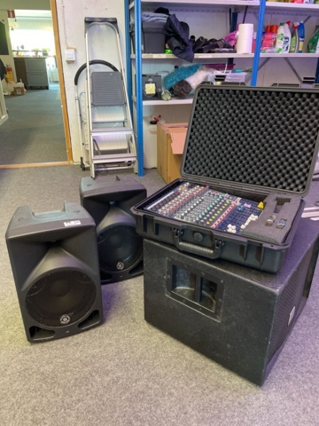 1022918-1 PA system ALTO and mixing desk Soundcraft EFX8
