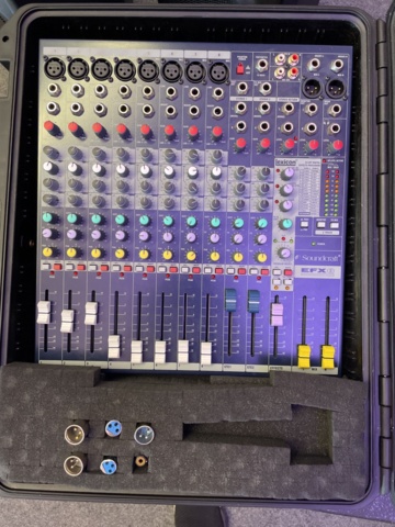 1022918-3 PA system ALTO and mixing desk Soundcraft EFX8