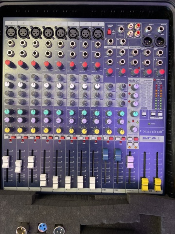 1022918-4 PA system ALTO and mixing desk Soundcraft EFX8
