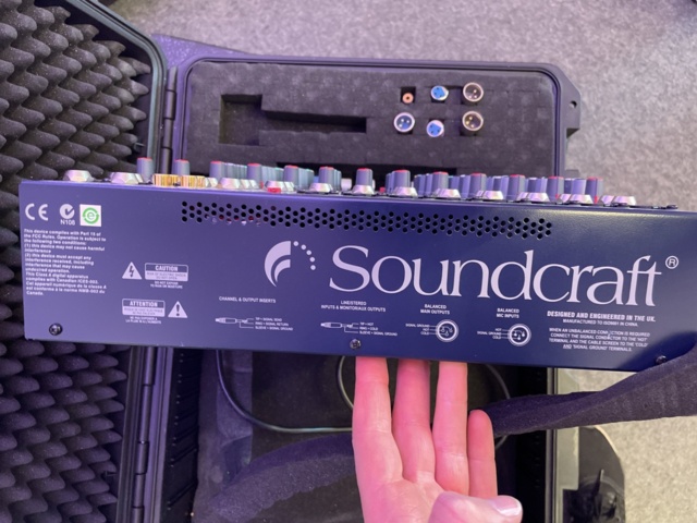 1022918-7 PA system ALTO and mixing desk Soundcraft EFX8