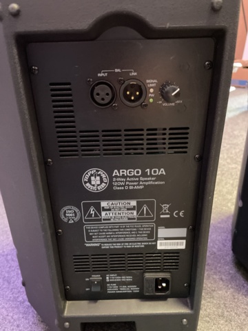 1022918-12 PA system ALTO and mixing desk Soundcraft EFX8