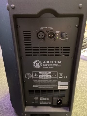 1022918-13 PA system ALTO and mixing desk Soundcraft EFX8