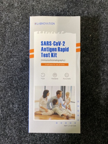 1021591-4 40 pcs COVID-19 Antigen test Labnovation - self-test with results in 15 minutes!