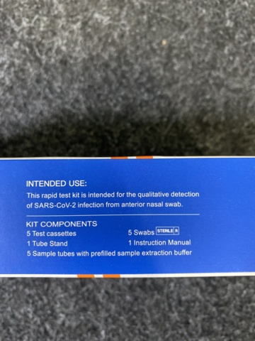 1021591-6 40 pcs COVID-19 Antigen test Labnovation - self-test with results in 15 minutes!