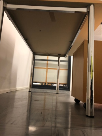 1025625-6 Martela pöytä, hylly ja laatikosto - Ei pohjahintaa