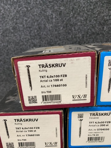 1025727-2 Sortiment med träskruv VSB