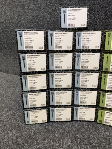 1026080-2 Sortiment med montageskruv & hårdgipsskruv VSB