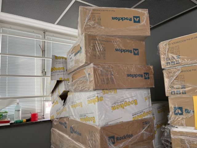 963301-9 Acoustic tiles, approx. 30 filled cartons (Rockfon & Ecophon)