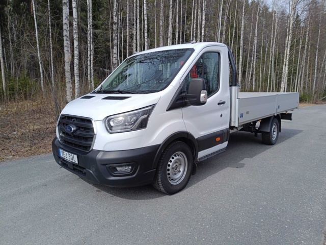 929115-1 Flakbil med Kran Ford Transit 2.0 EcoBlue -2020