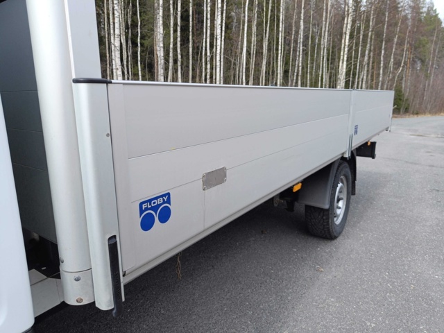 929115-35 Flakbil med Kran Ford Transit 2.0 EcoBlue -2020