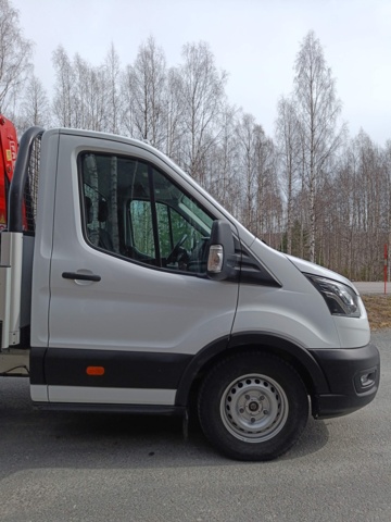 929115-60 Flakbil med Kran Ford Transit 2.0 EcoBlue -2020