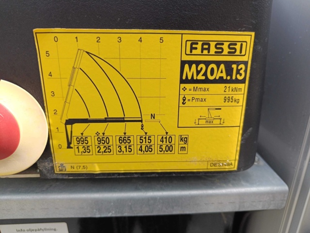 929115-80 Flakbil med Kran Ford Transit 2.0 EcoBlue -2020