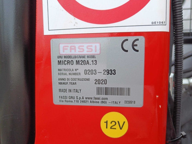 929115-85 Flakbil med Kran Ford Transit 2.0 EcoBlue -2020