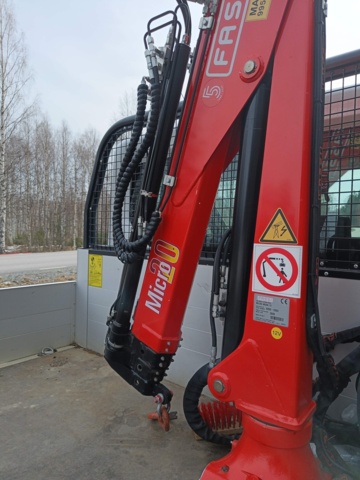 929115-86 Flakbil med Kran Ford Transit 2.0 EcoBlue -2020