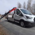 929115-87 Flakbil med Kran Ford Transit 2.0 EcoBlue -2020