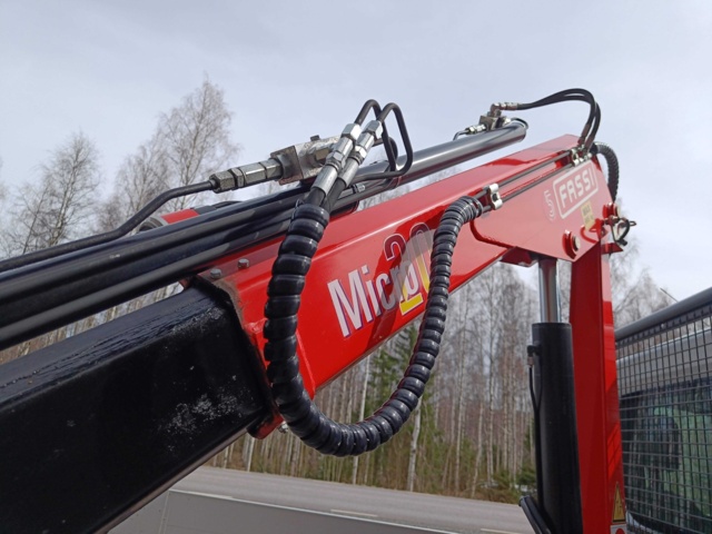 929115-92 Flakbil med Kran Ford Transit 2.0 EcoBlue -2020