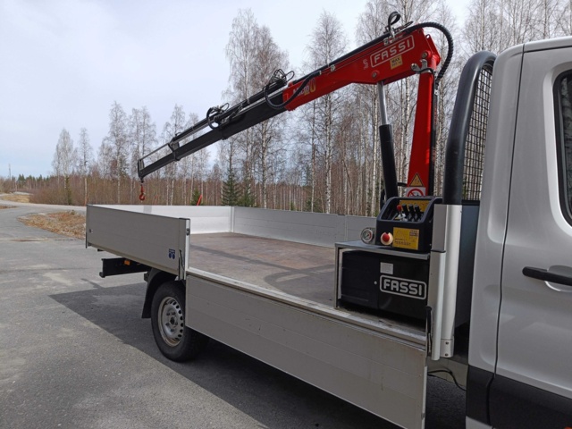 929115-93 Flakbil med Kran Ford Transit 2.0 EcoBlue -2020