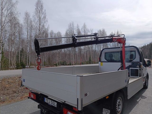 929115-94 Flakbil med Kran Ford Transit 2.0 EcoBlue -2020