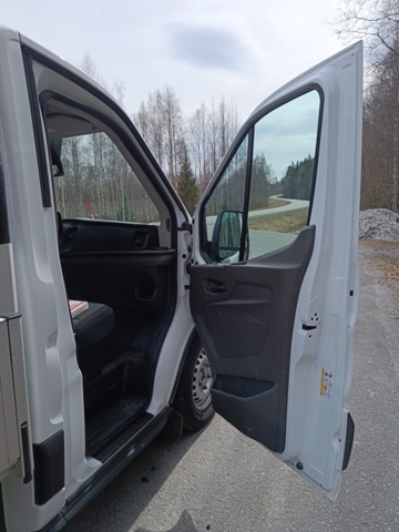 929115-101 Flakbil med Kran Ford Transit 2.0 EcoBlue -2020