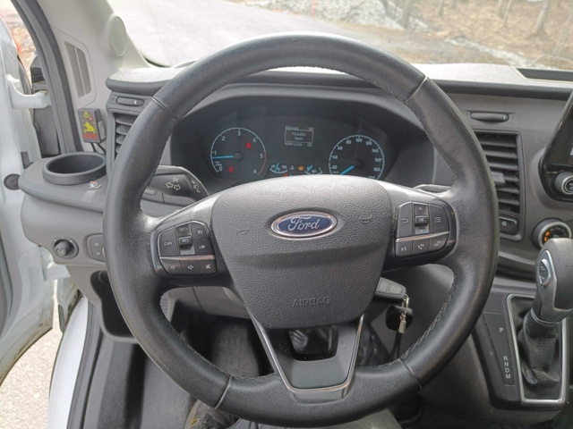 929115-123 Flakbil med Kran Ford Transit 2.0 EcoBlue -2020