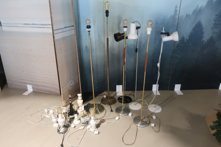 954699-1 Various lamp fittings, approx. 15 pcs