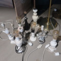 954699-4 Various lamp fittings, approx. 15 pcs
