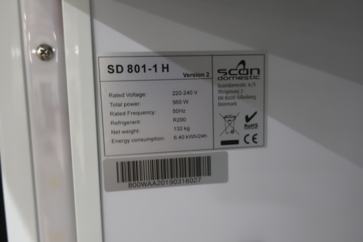 954745-3 Display refrigerator, Scancool SD801-1H