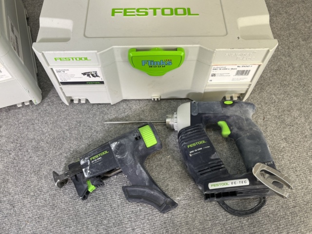 963308-12 Collection of electric construction machines x3 Festool