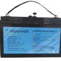 1028025-1 Lithium battery Highlands HS12100 12.8 V, 100AH