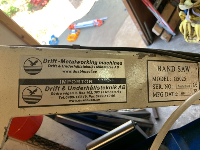 1027915-12 Metal band saw G5025