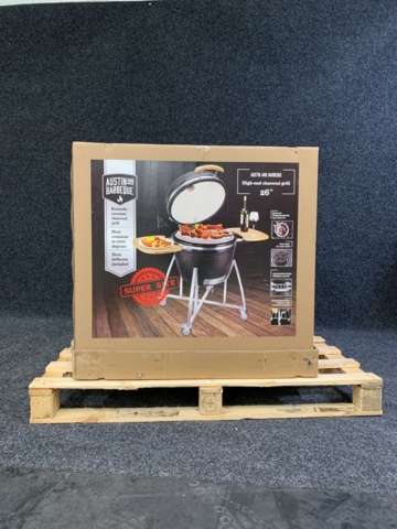 1028155-3 Kamado Grill 26" Austin and Barbeque AABQ Kamado 26"