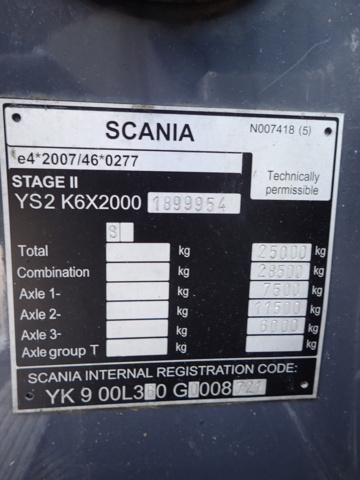 998555-92 Scania Interlink 12.7 Automatic, 450hp, 2017