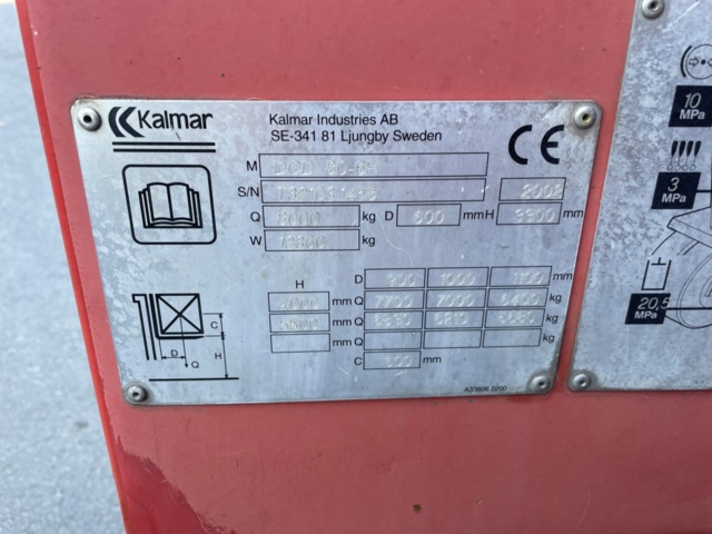 1007636-43 Counterweight truck Kalmar DCD 80-6H Freelift, - 2002