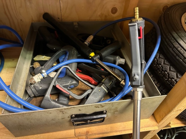 991522-2 Hose reel grey, Handle for washing, Hose reel without hose