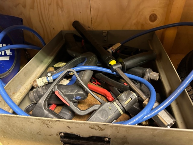 991522-5 Hose reel grey, Handle for washing, Hose reel without hose