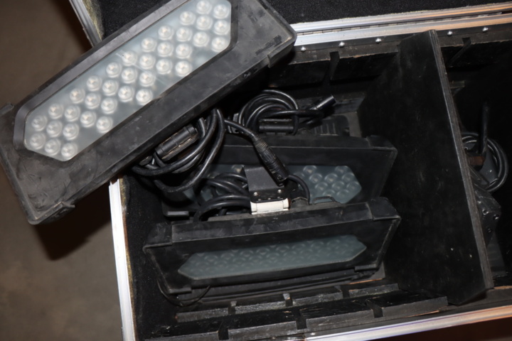 931380-6 8 x LED flood ljus, Colorkin, CB12 kit