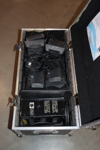 931382-7 8 x LED flood light, Colorkin, CB12 kit