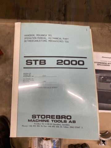 1024559-15 CNC lathe Storebro STB 2000