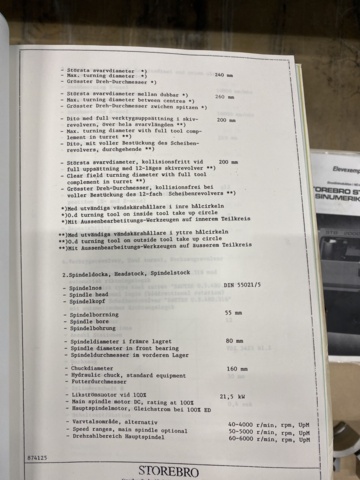 1024559-17 CNC lathe Storebro STB 2000