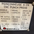 1024560-8 Punching machine Amada Aries 222