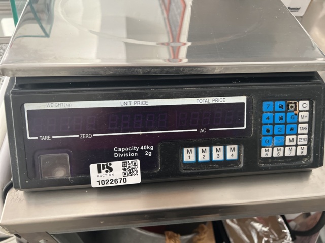 1022670-1 Digital scale ACS System Electronics Scale, 40kg