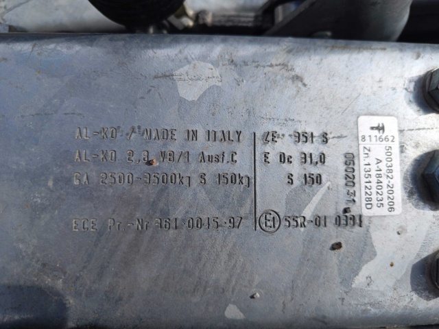 888371-11 Rejält 3-axligt släpvagn Westbay /  Adam 15 Agados 2500kg - 2020