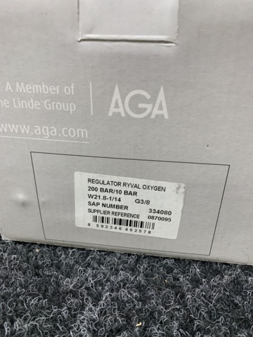 1029119-2 Regulator Ryval - Oxygen