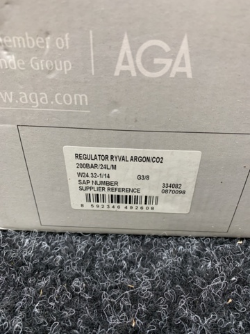 1029122-2 Regulator Ryval - Argon/ArgonMix